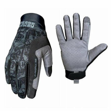 GREASE MONKEY Lo-Profile Auto Gloves - Large GR572775